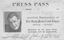George Czerny Press Pass
